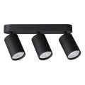 Ideal Lux - Spot LED DYNAMITE 3xGU10/7W/230V CRI 90 noir