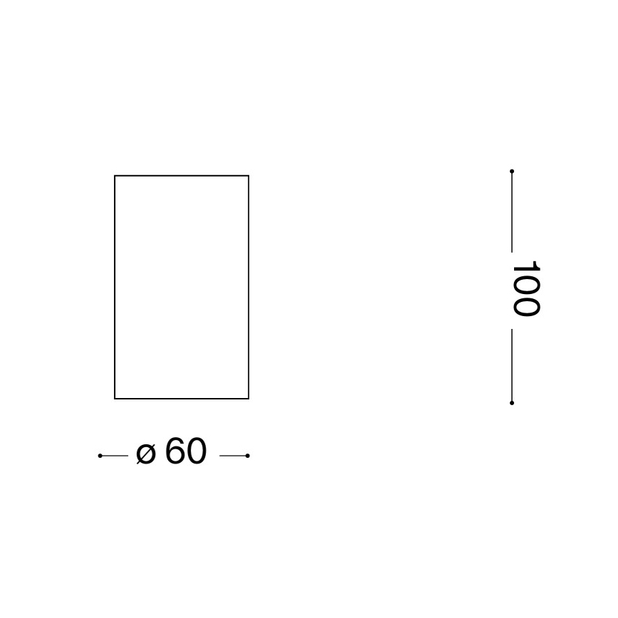 Ideal Lux - Spot LED LOOK 1x GU10 / 7W / 230V IRC 90 Ø 6 cm laiton