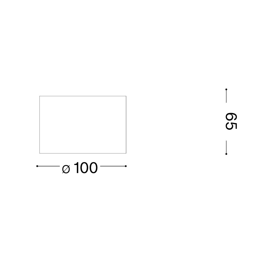 Ideal Lux - Spot LED SPIKE 1xGX53/9W/230V Ø 10 cm chrome brillant