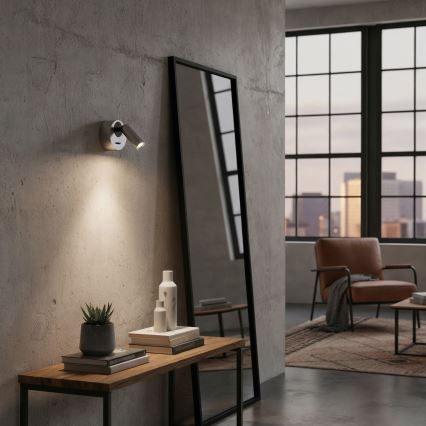 Ideal Lux - Spot mural BEAN LED/3W/230V CRI 90 chrome brillant