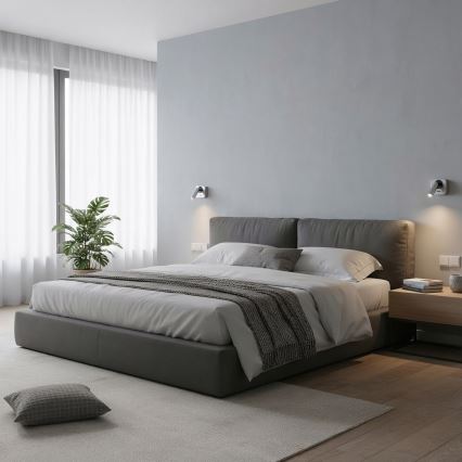 Ideal Lux - Spot mural BEAN LED/3W/230V CRI 90 chrome brillant