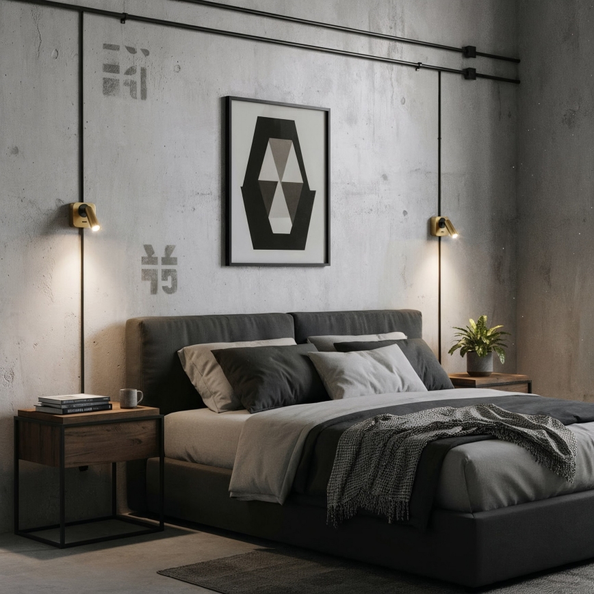 Ideal Lux - Spot mural BEAN LED/3W/230V CRI 90 doré