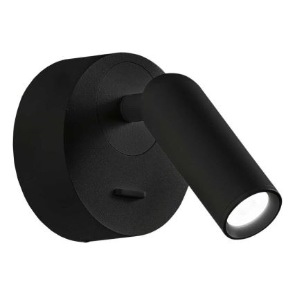 Ideal Lux - Spot mural BEAN LED/3W/230V CRI 90 noir