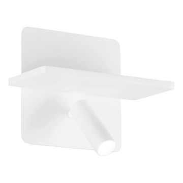 Ideal Lux - Spot mural LED PIANO LED/10W/230V IRC 90 USB blanc