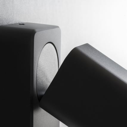 Ideal Lux - Spot mural LED RUDY 1xGU10/7W/230V CRI 90 noir