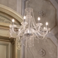 Ideal Lux - Suspension chaîne en cristal AMADEUS 8xE14/40W/230V d. 80 cm transparent