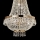 Ideal Lux - Suspension chaîne en cristal LED CAESAR 9xG9/3W/230V d. 45 cm doré