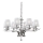 Ideal Lux - Suspension chaîne en cristal PEGASO 8xE14/28W/230V d. 76 cm chrome brillant