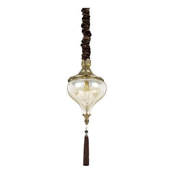 Ideal Lux - Suspension chaîne HAREM 1xE27/42W/230V d. 16,5 cm laiton
