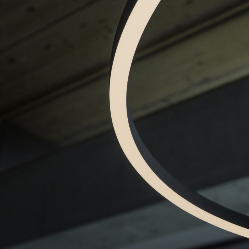 Ideal Lux - Suspension filaire à intensité variable ORACLE SLIM LED/42W/230V 4000K d. 90 cm CRI 90 noir