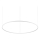 Ideal Lux - Suspension filaire à intensité variable ORACLE SLIM LED/76W/230V 3000K d. 150 cm blanc