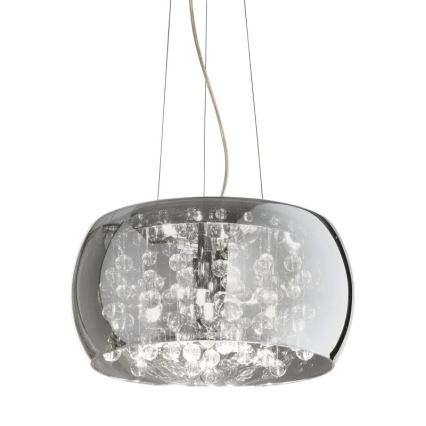Ideal Lux - Suspension filaire AUDI 5xG9/40W/230V fumé