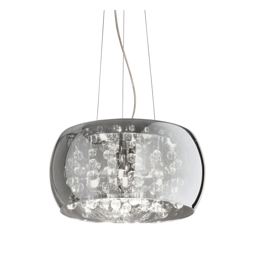 Ideal Lux - Suspension filaire AUDI 5xG9/40W/230V fumé