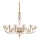 Ideal Lux - Suspension filaire BRIGITTA 12xE14/40W/230V d. 120 cm laiton