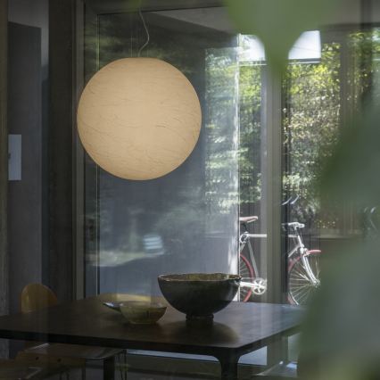 Ideal Lux - Suspension filaire CARTA 1xE27/25W/230V d. 40 cm blanc