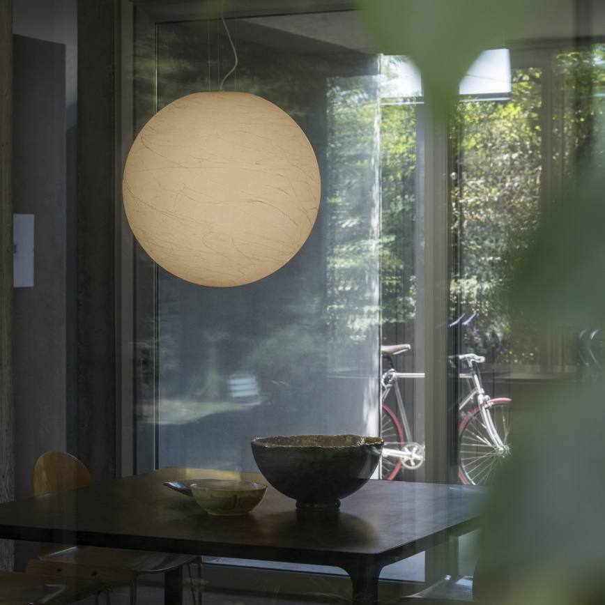 Ideal Lux - Suspension filaire CARTA 1xE27/25W/230V d. 40 cm blanc