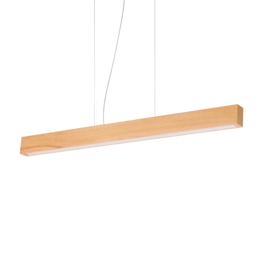 Ideal Lux - Suspension filaire CRAFT LED/32W/230V CRI 90 hêtre