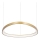 Ideal Lux - Suspension filaire GEMINI LED/48W/230V d. 61 cm CRI 90 doré