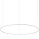 Ideal Lux - Suspension filaire HULAHOOP LED/46W/230V d. 100 cm blanc