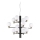 Ideal Lux - Suspension filaire LED COPERNICO 12xG9/3W/230V d. 71 cm noir