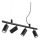 Ideal Lux - Suspension filaire LED DYNAMITE 4xGU10/7W/230V CRI 90 noir