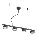 Ideal Lux - Suspension filaire LED MINOR 4xGX53/9W/230V 75,5 cm noir