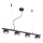 Ideal Lux - Suspension filaire LED MINOR 4xGX53/9W/230V 75,5 cm noir