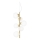 Ideal Lux - Suspension filaire LED PERLAGE 6xG9/3W/230V d. 26 cm doré/blanc