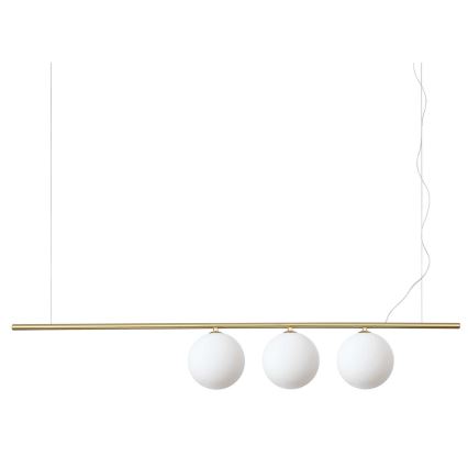 Ideal Lux - Suspension filaire LED PERLINE 3xG9/3W/230V doré