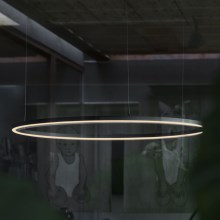 Ideal Lux - Suspension filaire ORACLE LED/55W/230V d. 90 cm noir