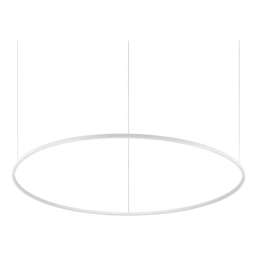Ideal Lux - Suspension filaire ORACLE SLIM LED/89W/230V 4000K d. 150 cm blanc