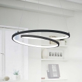 Ideal Lux - Suspension filaire OZ LED/52W/230V d. 80 cm CRI 90 noir