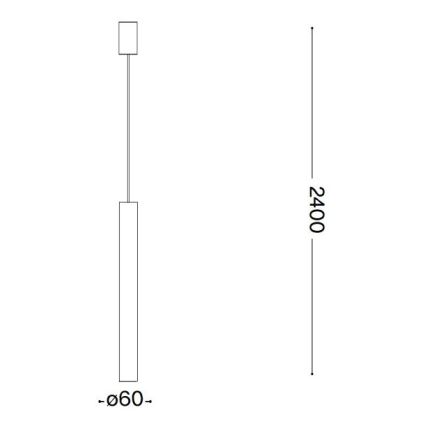 Ideal Lux - Suspension LED 1xGU10/7W/230V CRI90