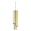 Ideal Lux - Suspension LED dimmable sur câble DORICA 3xLED/9W/230V IRC 90 Ø 9,5 cm laiton