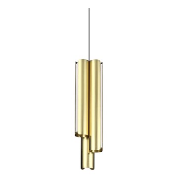 Ideal Lux - Suspension LED dimmable sur câble DORICA 3xLED/9W/230V IRC 90 Ø 9,5 cm laiton