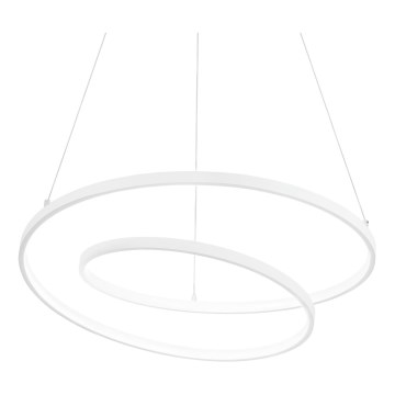 Ideal Lux - Suspension LED dimmable sur câble OZ LED/48W/230V Ø 60 cm IRC 90 blanc