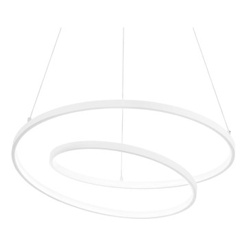 Ideal Lux - Suspension LED dimmable sur câble OZ LED/55W/230V, Ø 80 cm, IRC 90, blanc