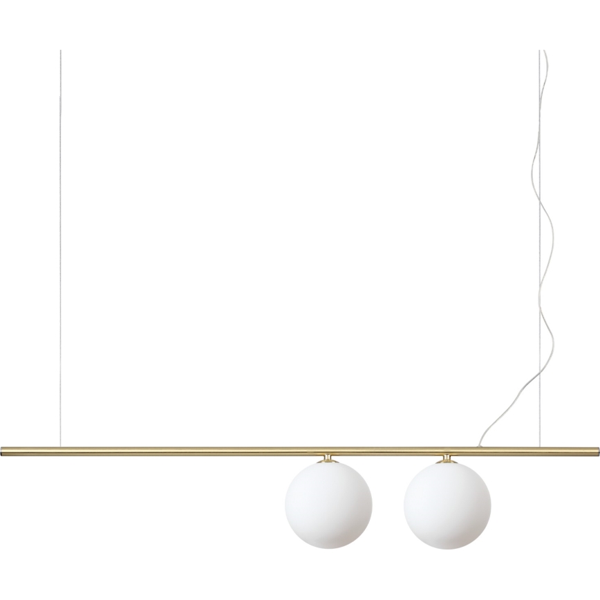 Ideal Lux - Suspension LED PERLINE sur câble 2xG9/3W/230V dorée