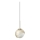 Ideal Lux - Suspension LED sur câble BLOOM 1xG9/3W/230V Ø 11,5 cm doré/beige fumé