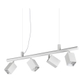 Ideal Lux - Suspension LED sur câble DYNAMITE 4xGU10/7W/230V IRC 90 blanche