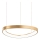 Ideal Lux - Suspension LED sur câble GEMINI LED/36W/230V 2700K Ø 42,5 cm IRC 90 laiton