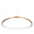 Ideal Lux - Suspension LED sur câble GEMINI LED/56 W/230 V 2700 K Ø 81 cm IRC 90 laiton