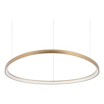 Ideal Lux - Suspension LED sur câble GEMINI LED/78W/230V 2700K Ø 105 cm IRC 90 laiton