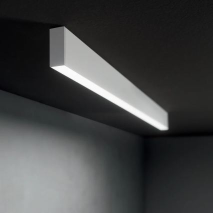 Ideal Lux - Suspension LED sur câble LINUS LED/32W/230V 3000K IRC 90 120 cm blanche