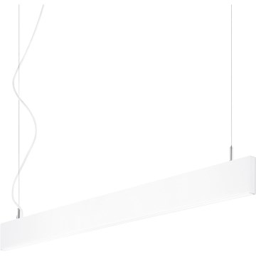 Ideal Lux - Suspension LED sur câble LINUS LED/32W/230V 4000K IRC 90 120 cm blanche
