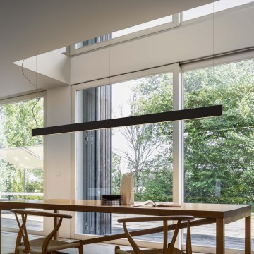 Ideal Lux - Suspension LED sur câble LINUS LED/32W/230V 4000K IRC 90 120 cm noir