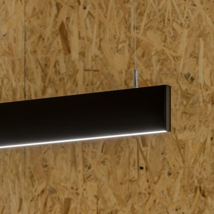 Ideal Lux - Suspension LED sur câble LINUS LED/32W/230V 4000K IRC 90 120 cm noir