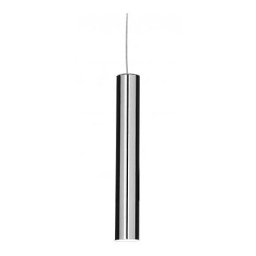 Ideal Lux - Suspension LED sur câble LOOK 1xGU10/7W/230V CRI 90 diam. 6 cm chrome brillant