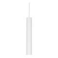 Ideal Lux - Suspension LED sur câble LOOK 1xGU10/7W/230V IRC 90 Ø 6 cm blanche