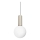 Ideal Lux - Suspension LED sur câble ODEON LED/8W/230V IRC 90 Ø 15 cm beige/blanc